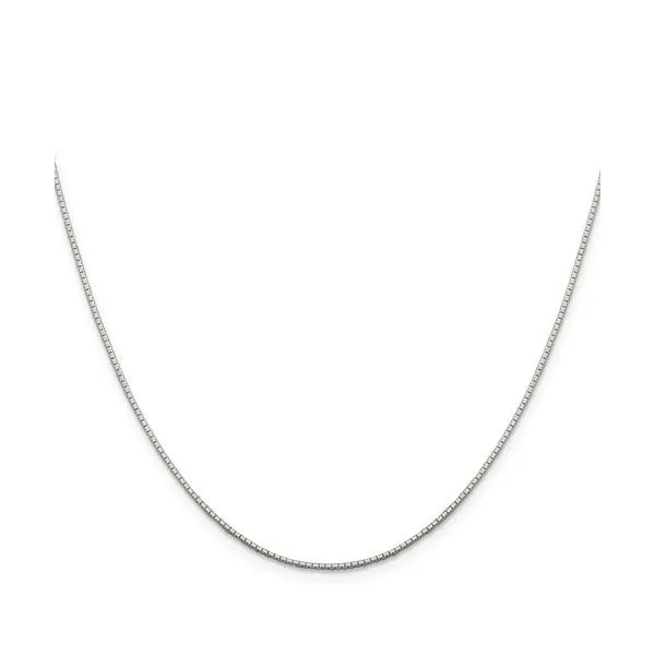 SS 0.9 mm 8 Sided Mirror Box Chain 18