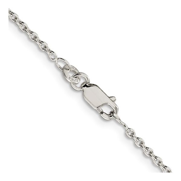 Sterling Silver 1.95 mm Cable Link Chain 28