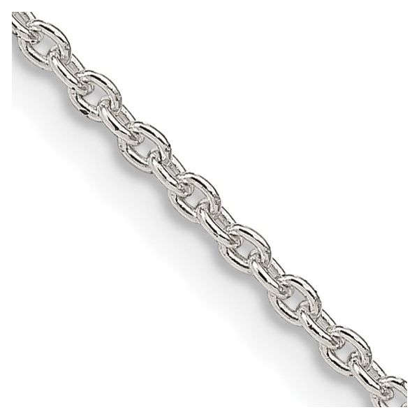 Sterling Silver 1.95 mm Cable Link Chain 28