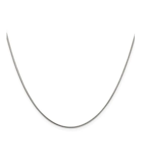 Sterling Silver 1 mm Snake Chain 20