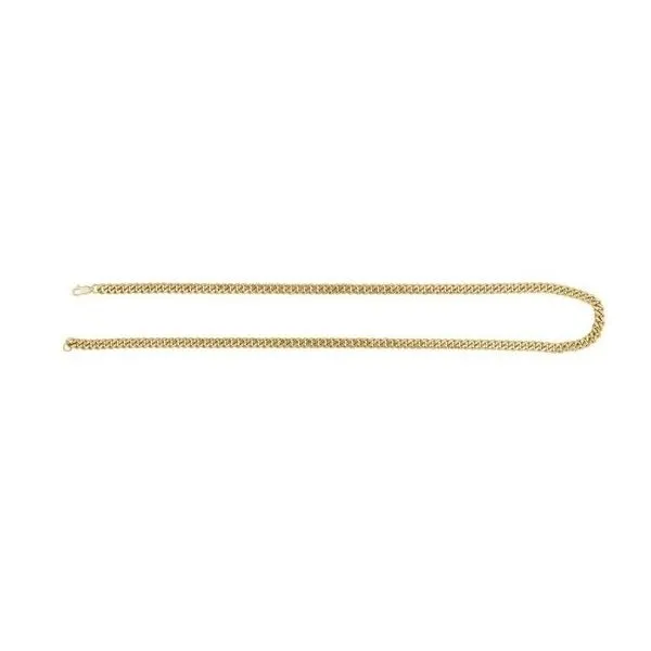 14K Yellow Gold-Filled 4.8 mm Curb Chain 18