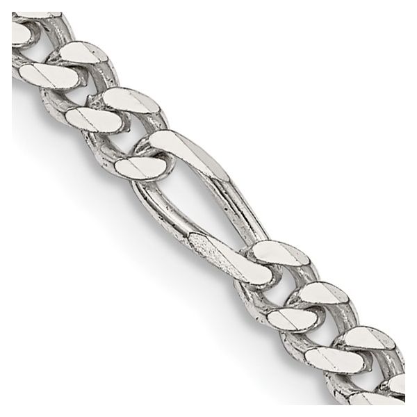 SS 3.5 mm Figaro Chain 18