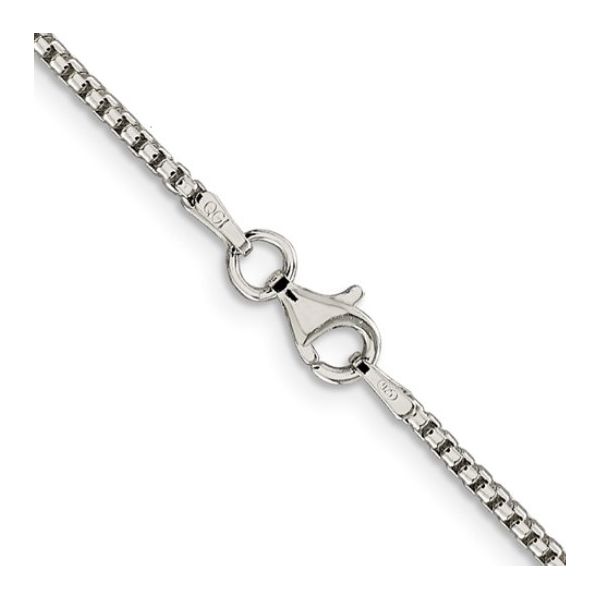 Sterling Silver 1.75 mm Round Box Chain 20