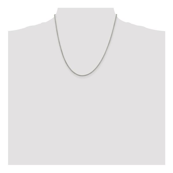 Sterling Silver 1.75 mm Round Box Chain 20