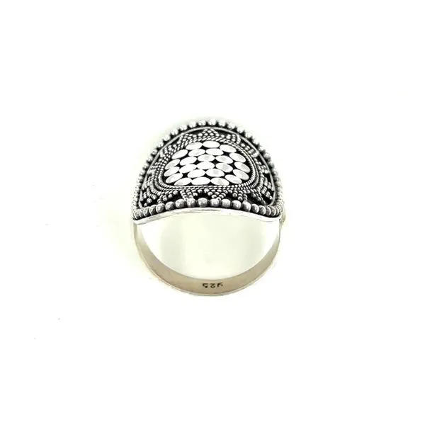 SS Sun Burst Design Ring Image 3 Franzetti Jewelers Austin, TX