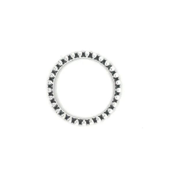 Sterling Silver 2.2 mm Beaded Ring Size 7 Image 3 Franzetti Jewelers Austin, TX