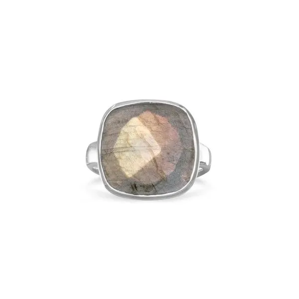 SS Checkerboard Cut Labradorite Ring Franzetti Jewelers Austin, TX