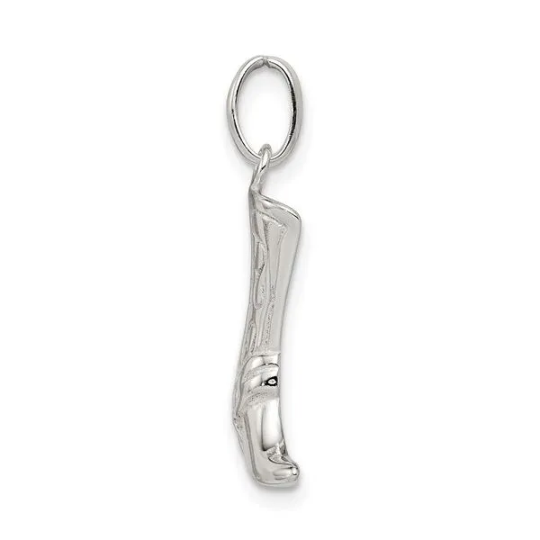 Sterling Silver Cowboy Boot Charm Image 3 Franzetti Jewelers Austin, TX