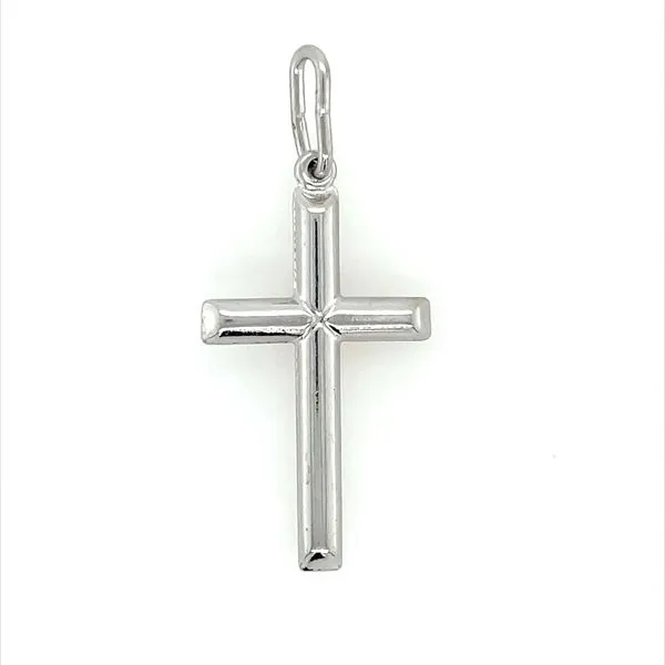Sterling Silver Polished Cross Pendant Franzetti Jewelers Austin, TX