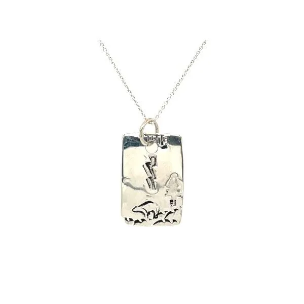 Zuni SS Bear, Tree, Lightning Necklace Franzetti Jewelers Austin, TX