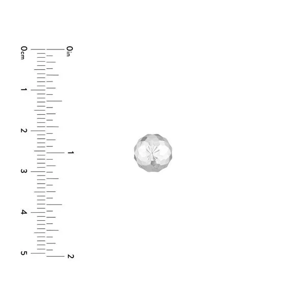Sterling Silver 10 mm Diamond-Cut Dome Stud Earrings Image 3 Franzetti Jewelers Austin, TX