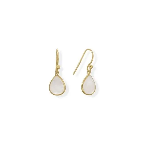 Vermeil Pear Shape Moonstone Earrings Franzetti Jewelers Austin, TX
