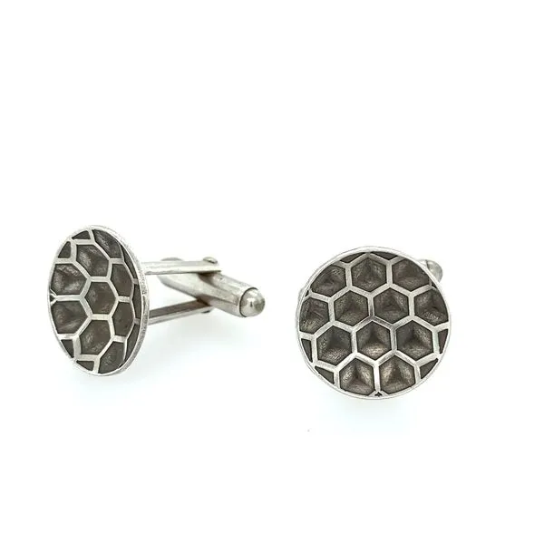 SS Honeycomb Cufflinks Franzetti Jewelers Austin, TX