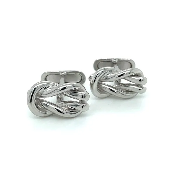 SS Looped Knot Cufflinks Franzetti Jewelers Austin, TX