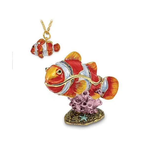 Bejeweled EMMETT Clown Fish Gift Box Image 3 Franzetti Jewelers Austin, TX