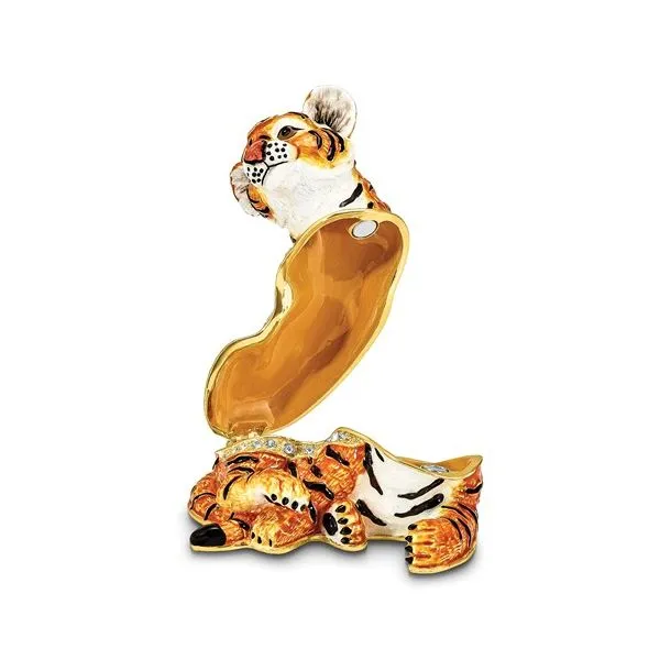 Bejeweled TONDA Young Tiger Gift Box Image 2 Franzetti Jewelers Austin, TX