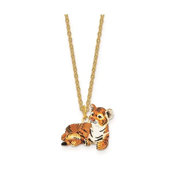 Bejeweled TONDA Young Tiger Gift Box Image 3 Franzetti Jewelers Austin, TX