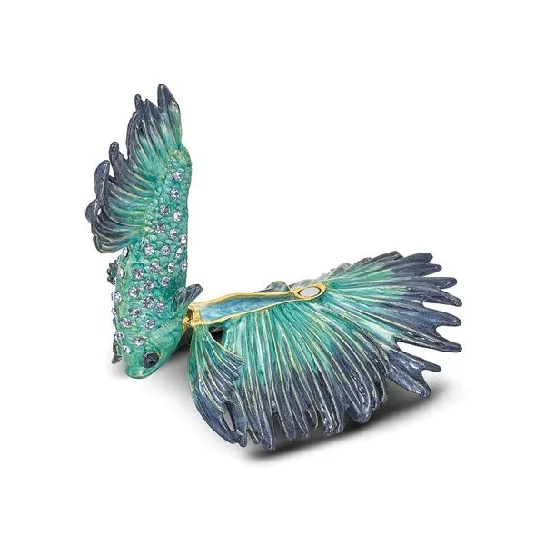Luxury giftware Bejeweled Betta Fish Gift Box Image 2 Franzetti Jewelers Austin, TX