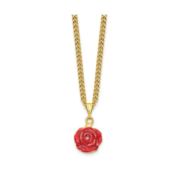 Bejeweled ROSA Red Rose Gift Box with Ring Pad Image 3 Franzetti Jewelers Austin, TX