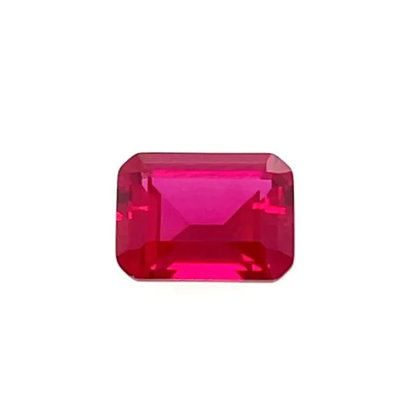 8 x 6 mm Emerald Cut Lab Grown Ruby Franzetti Jewelers Austin, TX