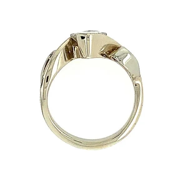 14K White Gold Engagement Ring with Princess Cut Diamond Image 5 Franzetti Jewelers Austin, TX