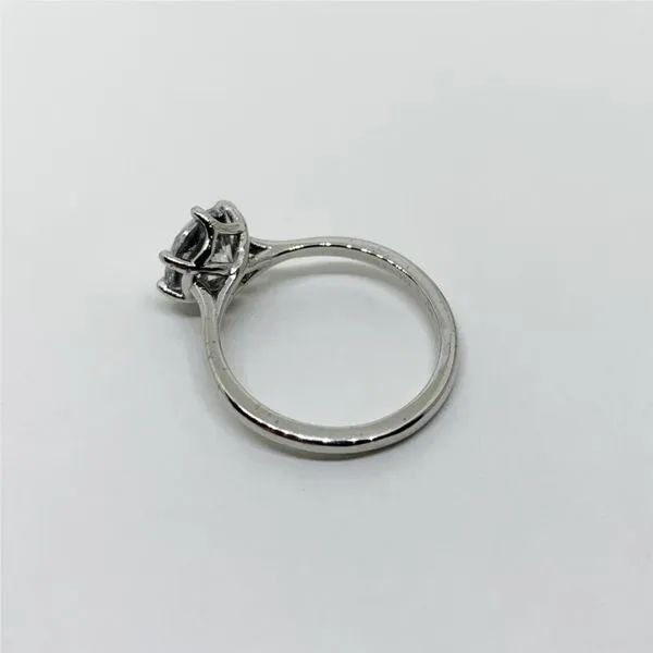 6-Prong Solitaire Platinum Engagement Ring Image 3 Franzetti Jewelers Austin, TX