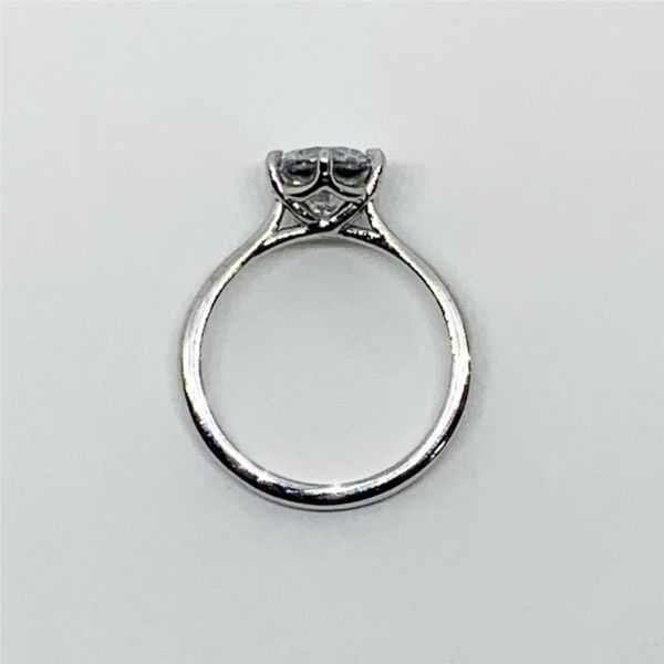 6-Prong Solitaire Platinum Engagement Ring Image 4 Franzetti Jewelers Austin, TX
