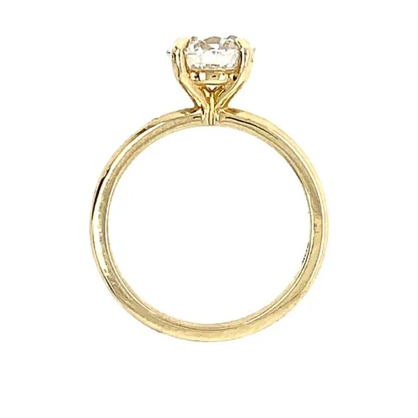 14K Yellow Gold Solitaire Engagement Ring with 1.77 Ct Round Natural Diamond Image 5 Franzetti Jewelers Austin, TX