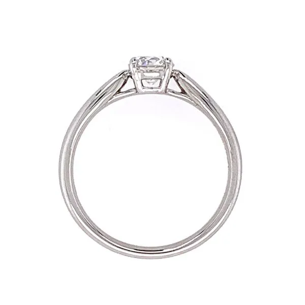 Estate: Platinum Tiffany Solitaire Engagement Ring with 0.47 Ct Round Diamond Image 4 Franzetti Jewelers Austin, TX