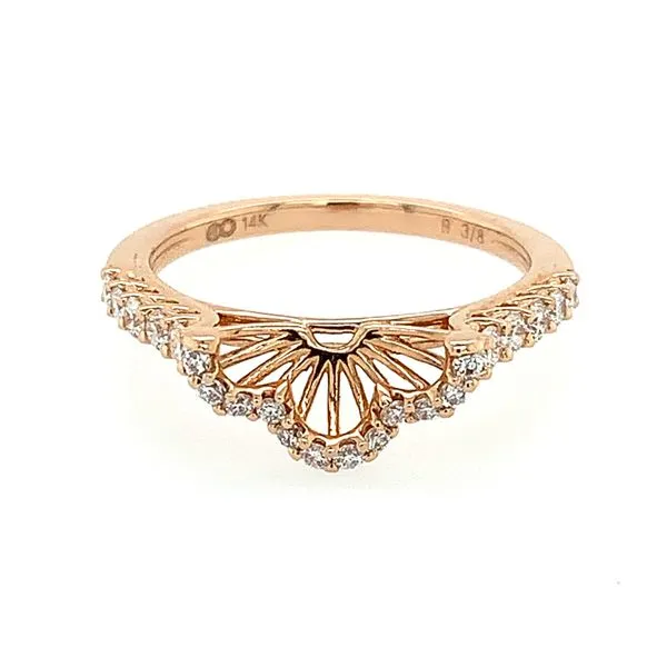 14K Rose Gold Diamond Band Franzetti Jewelers Austin, TX