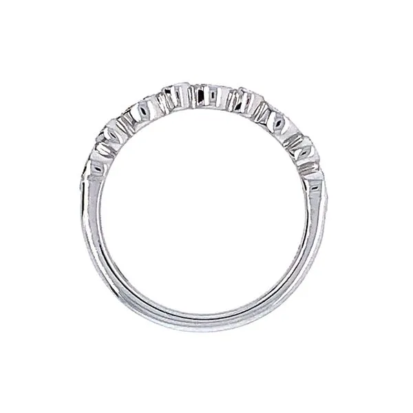 14KW Gold Diamond Band with Milgrain 0.15 CTW Image 3 Franzetti Jewelers Austin, TX