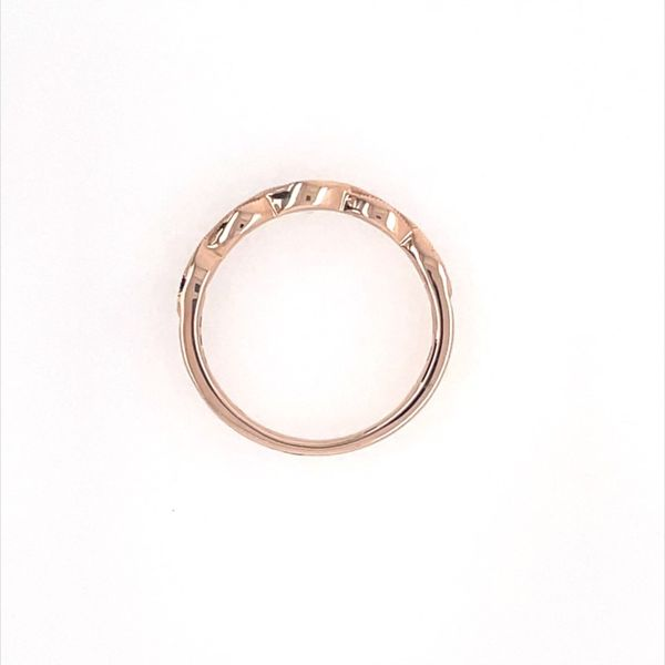 14K Rose Gold Diamond Band Image 2 Franzetti Jewelers Austin, TX