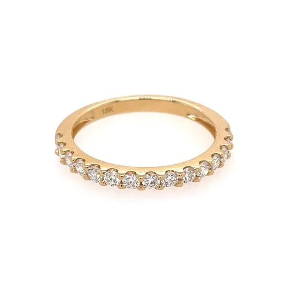 18K Yellow Gold 2.2 mm Diamond Band 0.54 CTW Image 3 Franzetti Jewelers Austin, TX