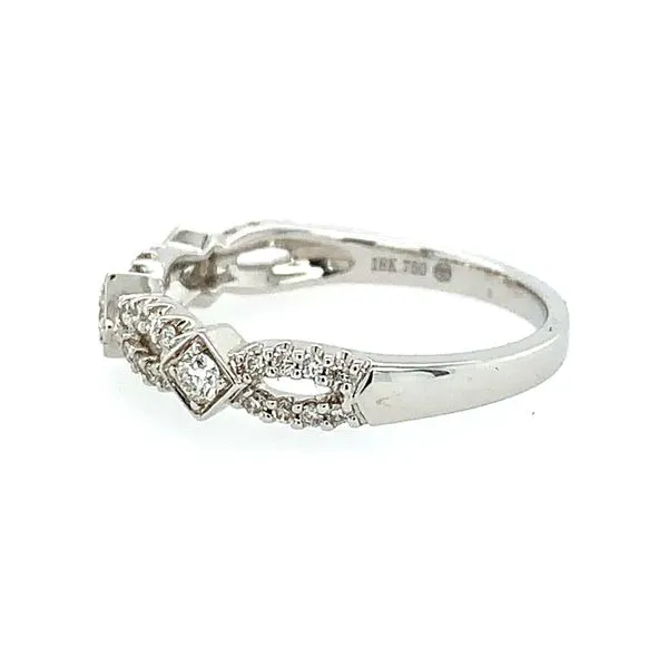 18K White Gold Diamond Band 0.31 CTW Image 3 Franzetti Jewelers Austin, TX