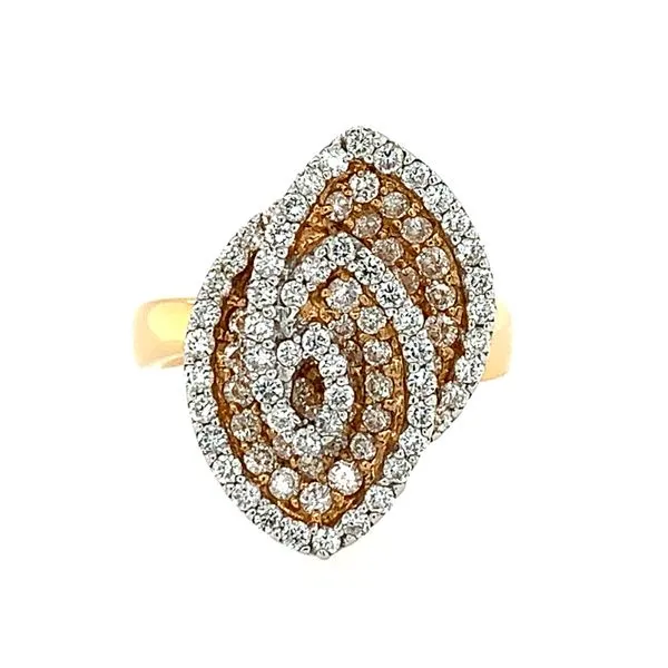 18K Rose Gold Diamond Fashion Ring Franzetti Jewelers Austin, TX