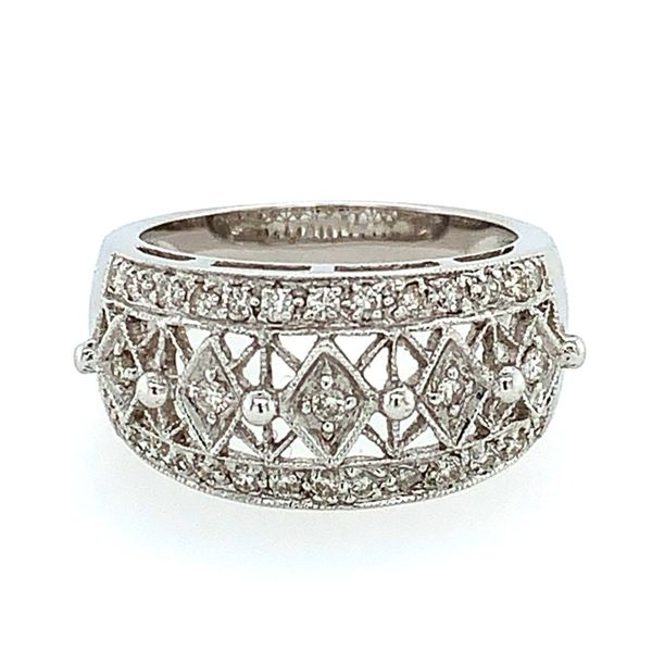 18K White Gold Diamond Ring Image 2 Franzetti Jewelers Austin, TX