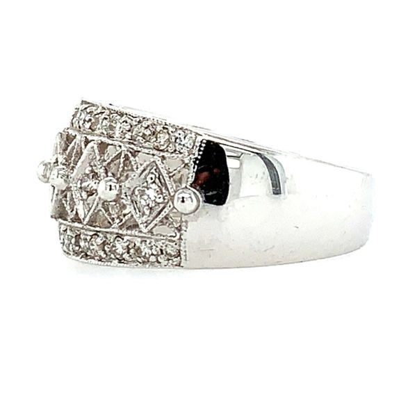 18K White Gold Diamond Ring Image 3 Franzetti Jewelers Austin, TX