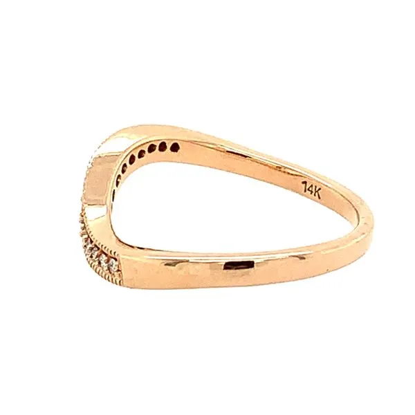 10K Rose Gold Diamond Ring Image 3 Franzetti Jewelers Austin, TX