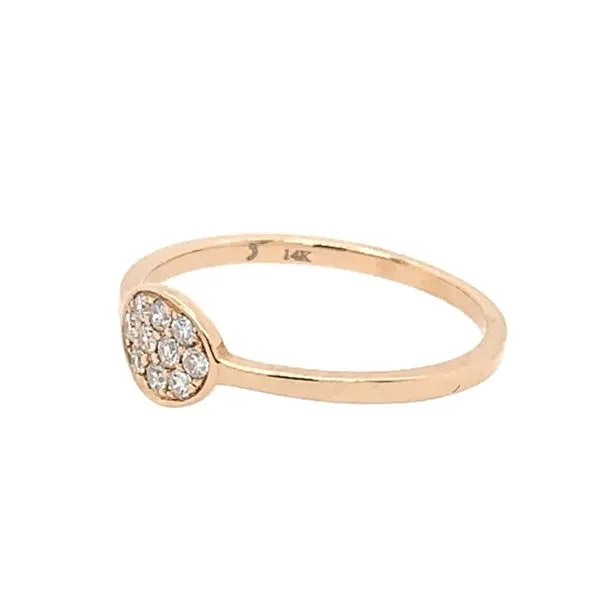 14K Rose Gold Diamond Ring Image 2 Franzetti Jewelers Austin, TX