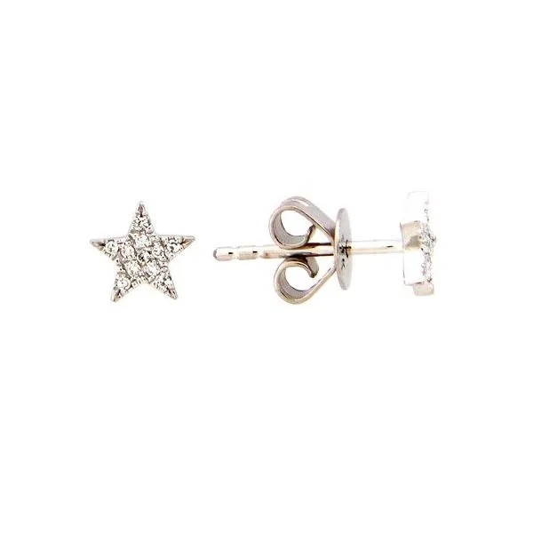 Diamond Star Stud Earring Franzetti Jewelers Austin, TX