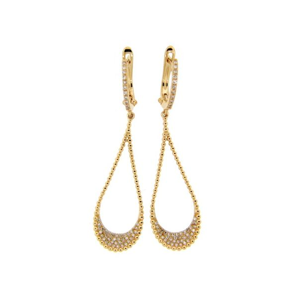 Diamond Beaded Earring Franzetti Jewelers Austin, TX