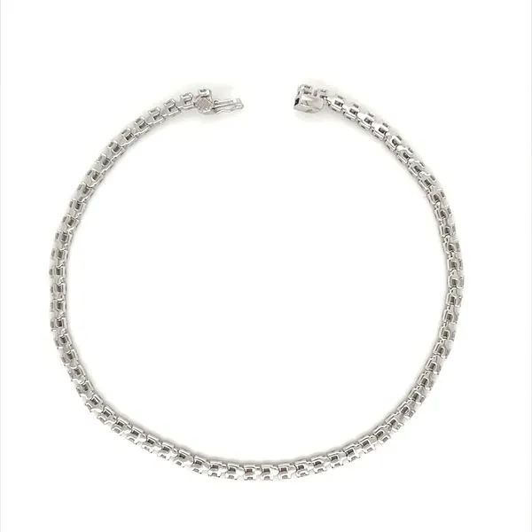 14KW Gold 2.00 CTW Natural Diamond Tennis Bracelet 7.25