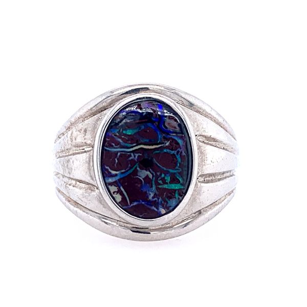 SS Boulder Opal Ring Franzetti Jewelers Austin, TX