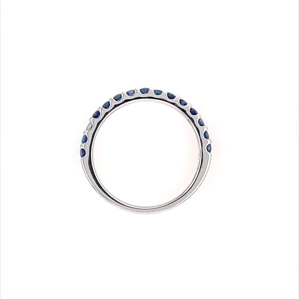 18KW Gold Blue Sapphire Band 0.62 CTW Image 4 Franzetti Jewelers Austin, TX
