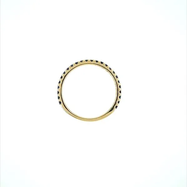 18KY Gold Blue Sapphire Band 0.43 CTW Image 4 Franzetti Jewelers Austin, TX