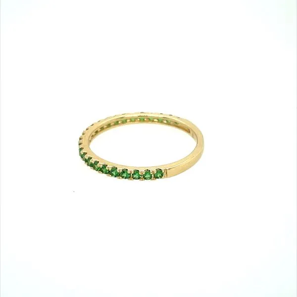 18KY Gold Green Garnet Band 0.46 CTW Image 3 Franzetti Jewelers Austin, TX