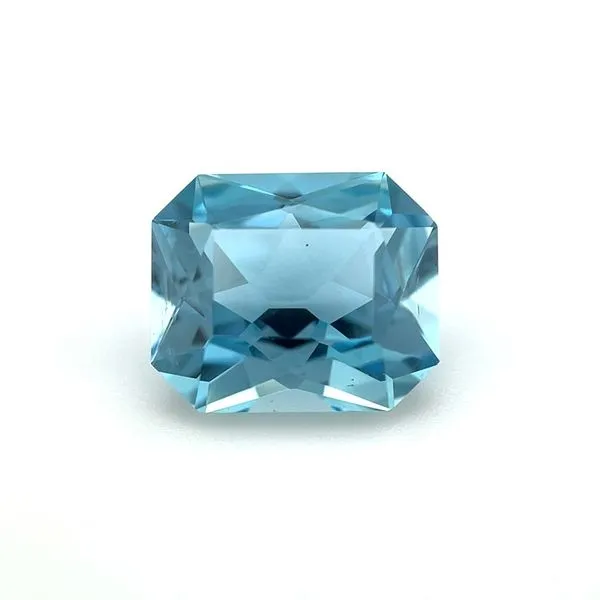 4.32 Carat Radiant Aquamarine Image 3 Franzetti Jewelers Austin, TX