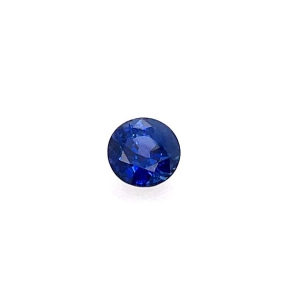 1.22 Carat Round Blue Sapphire Franzetti Jewelers Austin, TX