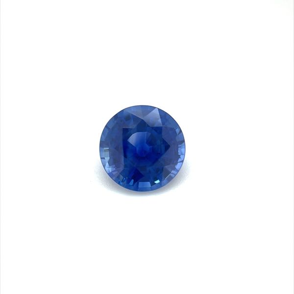 1.53 Carat Round Blue Sapphire Franzetti Jewelers Austin, TX
