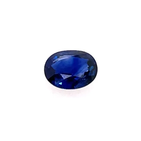 1.82 Carat Oval Blue Sapphire Franzetti Jewelers Austin, TX